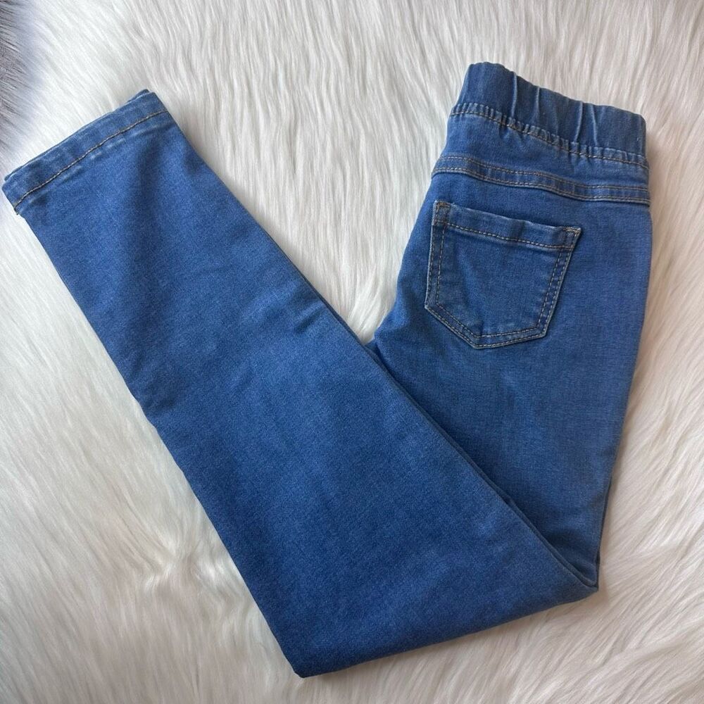 Hanna Andersson Pull On Skinny Jeans Size 130/8 Denim Skinny Fit Jeggings